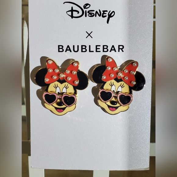 Disney × Baublebar Valentine's day Minnie mouse earrings - Picture 2 of 3